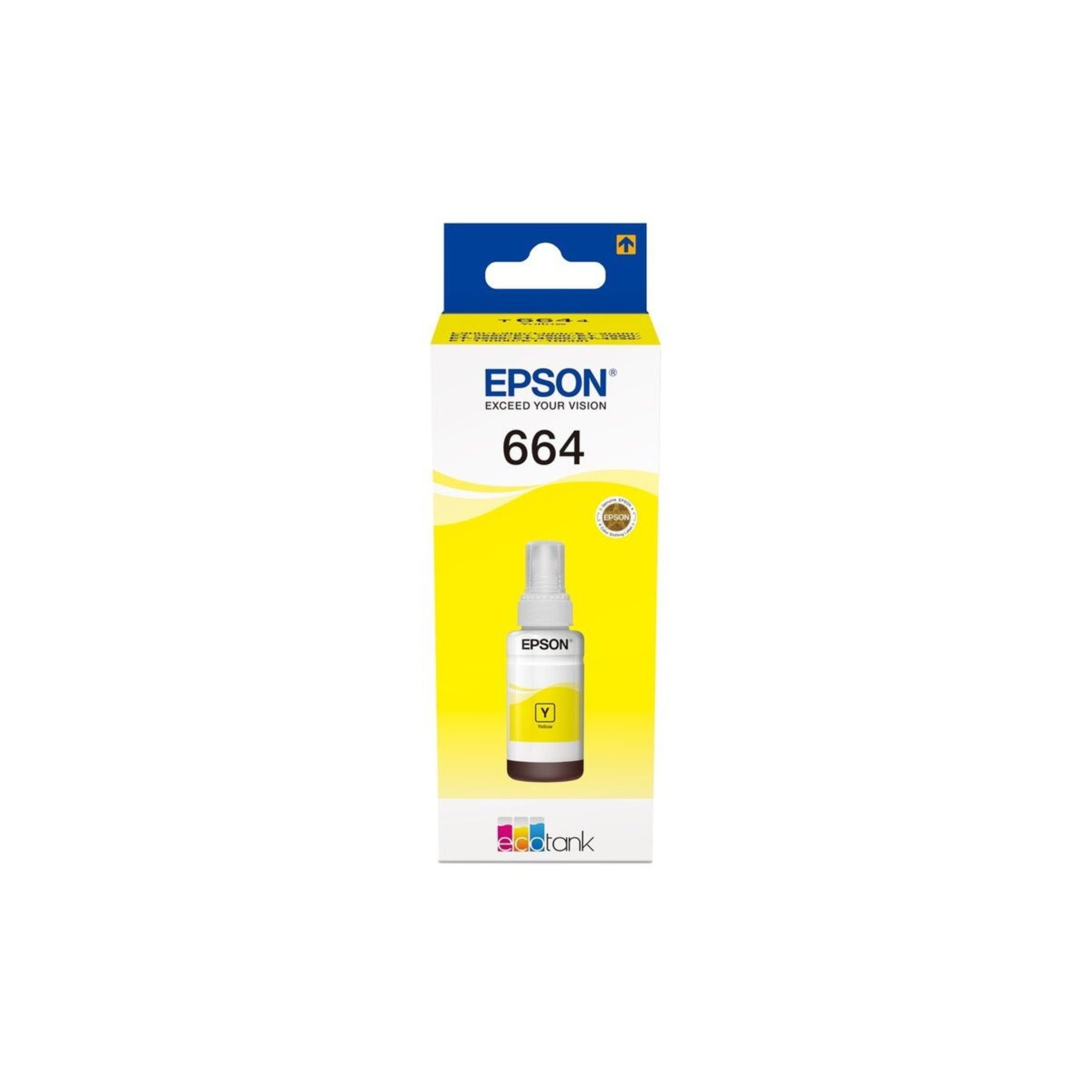 Bouteille d'encre  Epson 664 Jaune (C13T66444A)