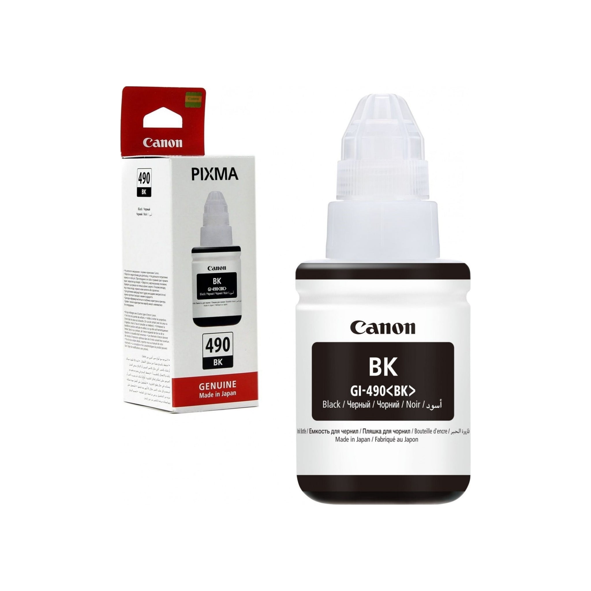 Bouteille d'encre Canon Gi-490 Noir (0663C001AB)