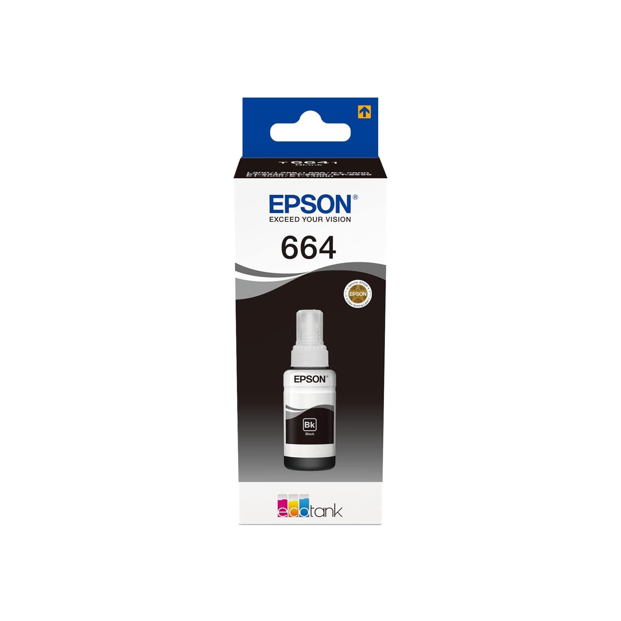 Bouteille d'encre  Epson 664 Noir (C13T66414A)