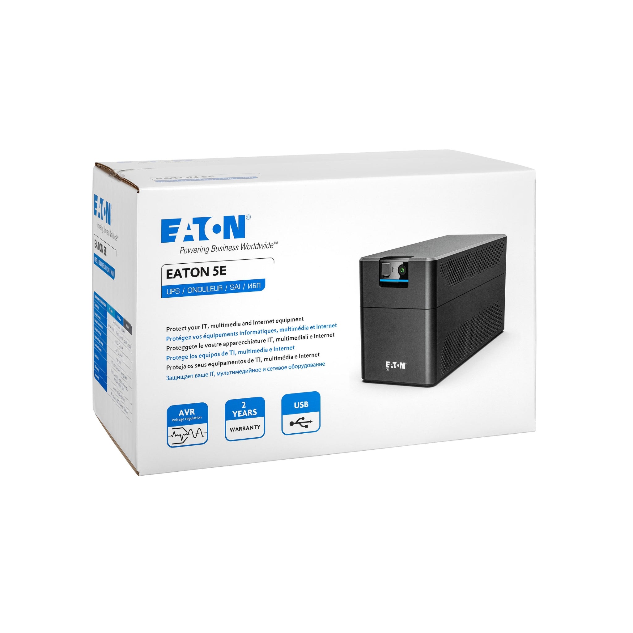 Onduleur Eaton 5E 5E1600UI line-interactive 1600 VA USB + 4 sortie (5E1600UI)