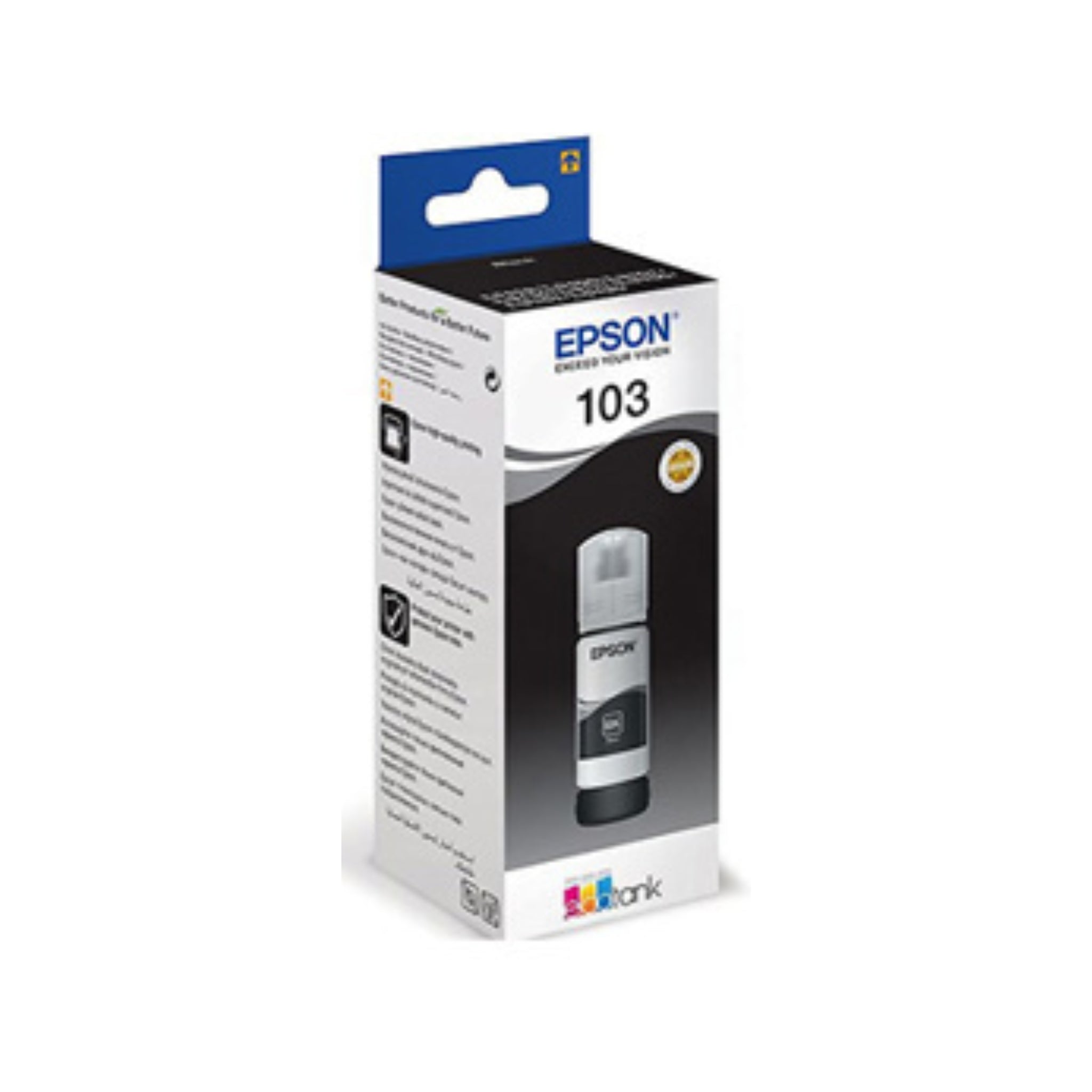 Bouteille d'encre  Epson 103 Noir (C13T00S14A)